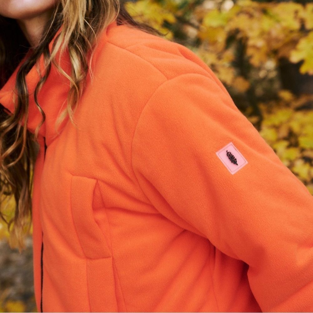 FP Movement Renegade Fleece Puffer Jacket Coat Safety Blaze Orange Hunting XL - Picture 3 of 8